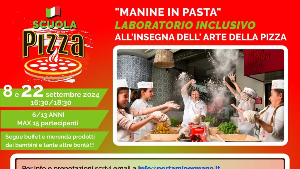 Scuola Pizza Manine in Pasta progetto inclusivo