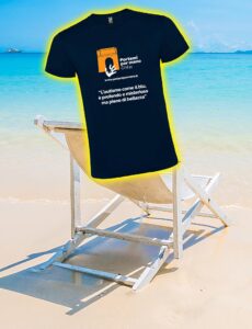 portami per mano onlus t-shirt in spiaggia