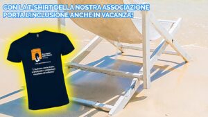 portami per mano onlus t-shirt spiaggia