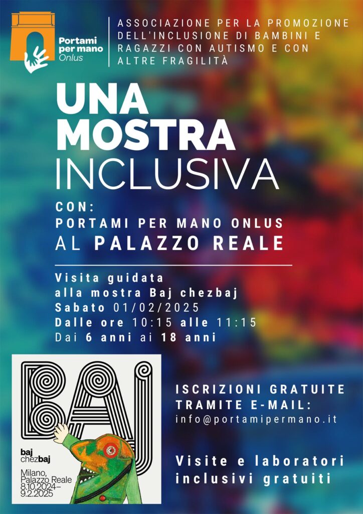 Laboratorio e visita guidata mostra Baj chezbaj a Palazzo Reale 1 Febbraio 2025